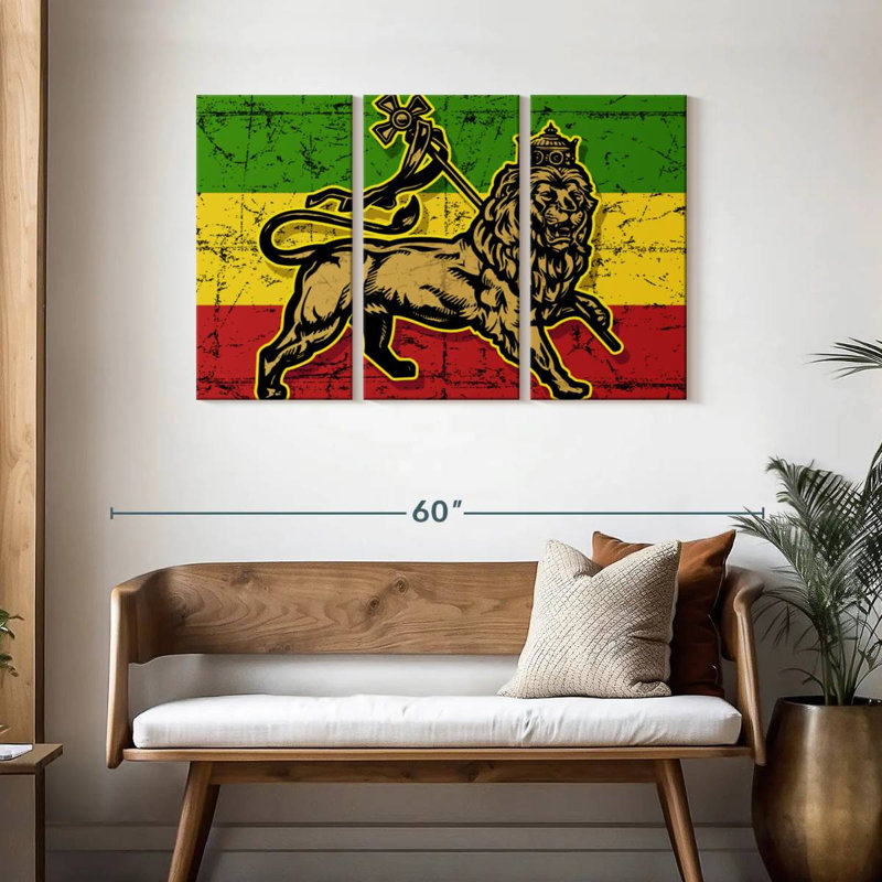 Borges lion de Juda, H 28 po x l 45 po