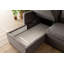 Metal Frame Sectional Sleeper Corner Sofa-Bed With Hidden Storage-726345833