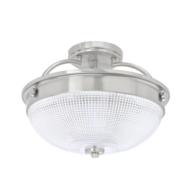 Tokyo Glass Semi Flush Mount