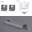 Meuble-lavabo gris 48 po avec deux lavabos en céramique, armoire de rangement et portes à fermeture en douceur-2105268835