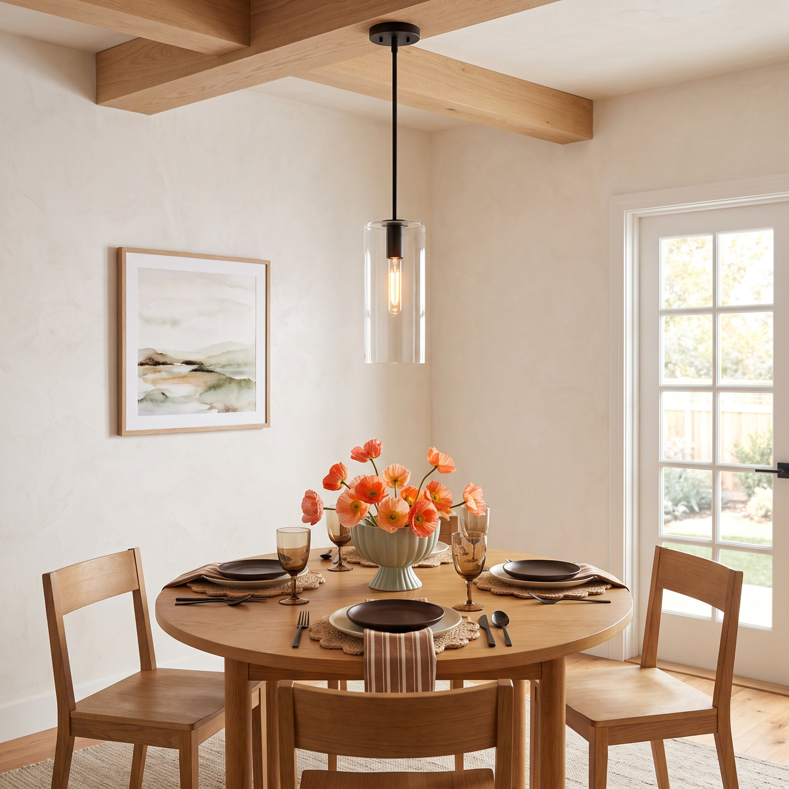 Keaz Dimmable 1 - Light Pendant, Black