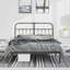 Structure de lit en métal avec tête de lit et lattes Briandra, sans matelas, assemblage facile-1395517640-1395519285