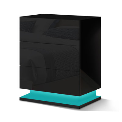 Misiak 45cm W Manufactured Wood Bedside Table