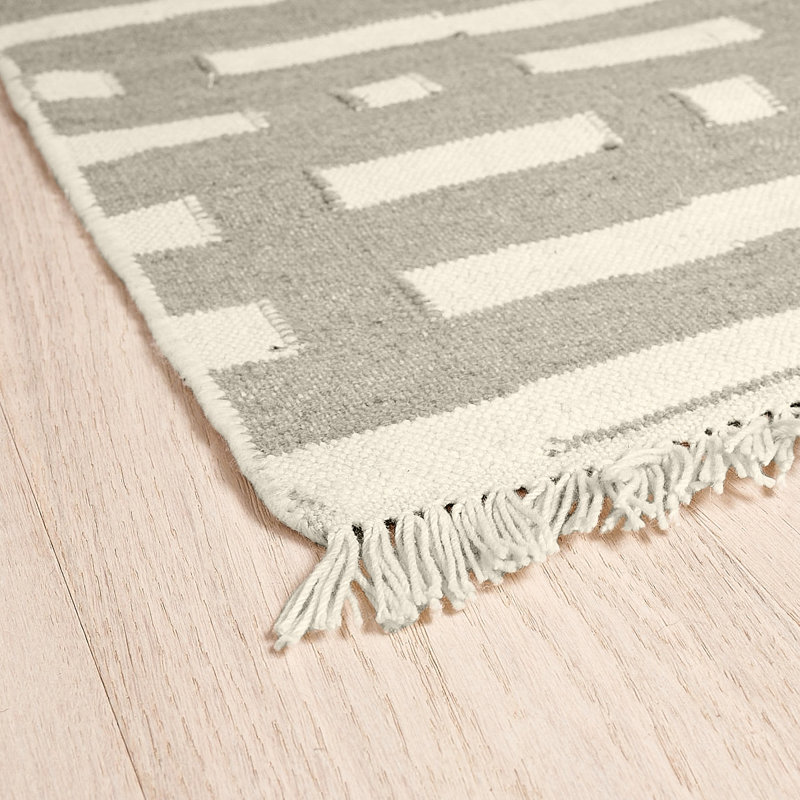 Abstract Ikat Indoor/Outdoor Rug, Rectangle 8' x 10'