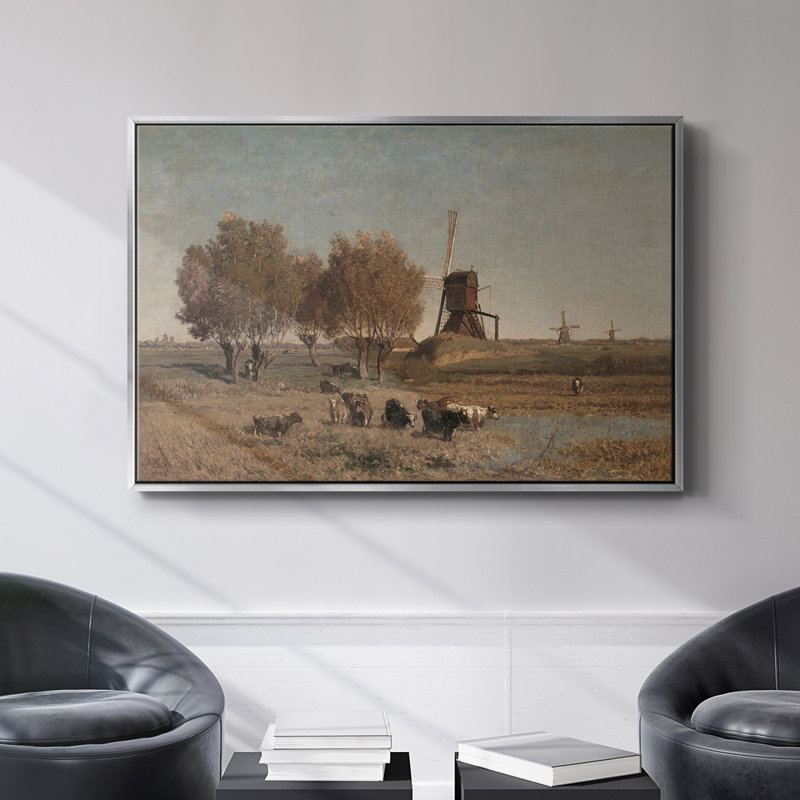 «Vintage Landscape -CDII» sur toile, H 17 po x l 25 po