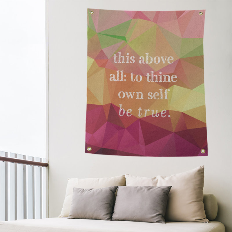 Tapisserie en polyester en faux gemme, H 36 po x l 26 po, Pyrite arc-en-ciel
