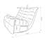 Fauteuil inclinable et pivotant en cuir Vegan-1035791572