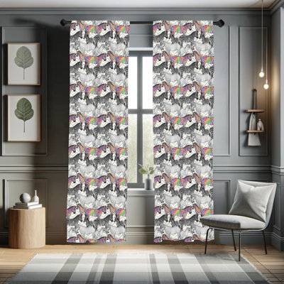 Ireene Semi Sheer Curtain Pair