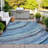 Machine Washable Indoor/Outdoor Xhevrie Blue Rug-112125969