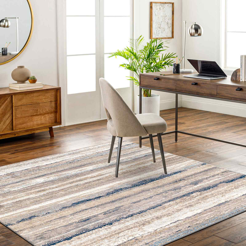Striped Area Rug, Square 200cm