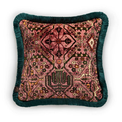 Mey Meh Velvet Throw Square Pillow Cover & Insert