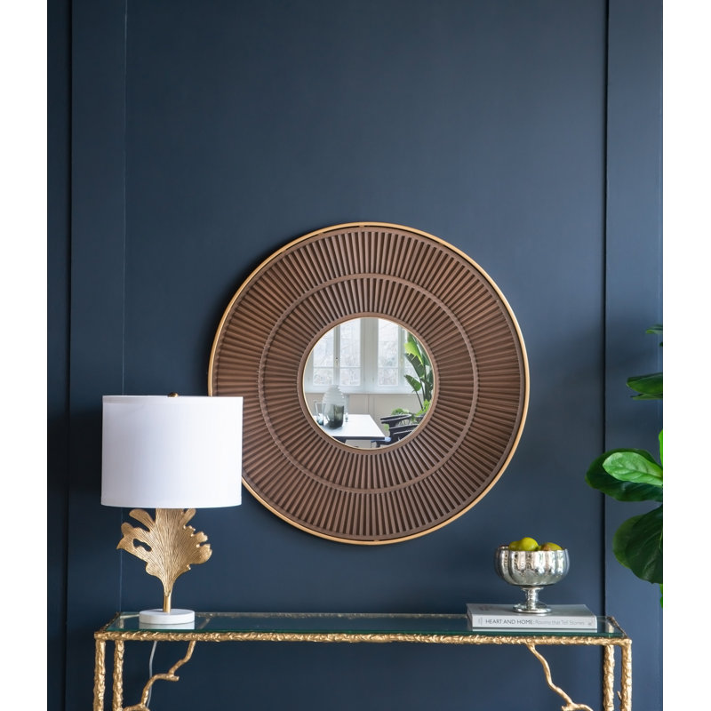 Miroir rond manufacturé
