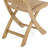 Solid Wood Outdoor Folding Dining Side Chair