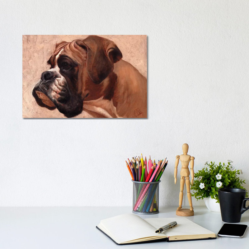 Boxer by Thomas Fluharty - Wrapped Canvas Gallery-Wrapped Canvas Giclée, 20.32 cm H x 30.48 cm W