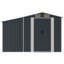 Brason Garden Shed 277x192.5x179 cm Galvanised Steel-1367526793