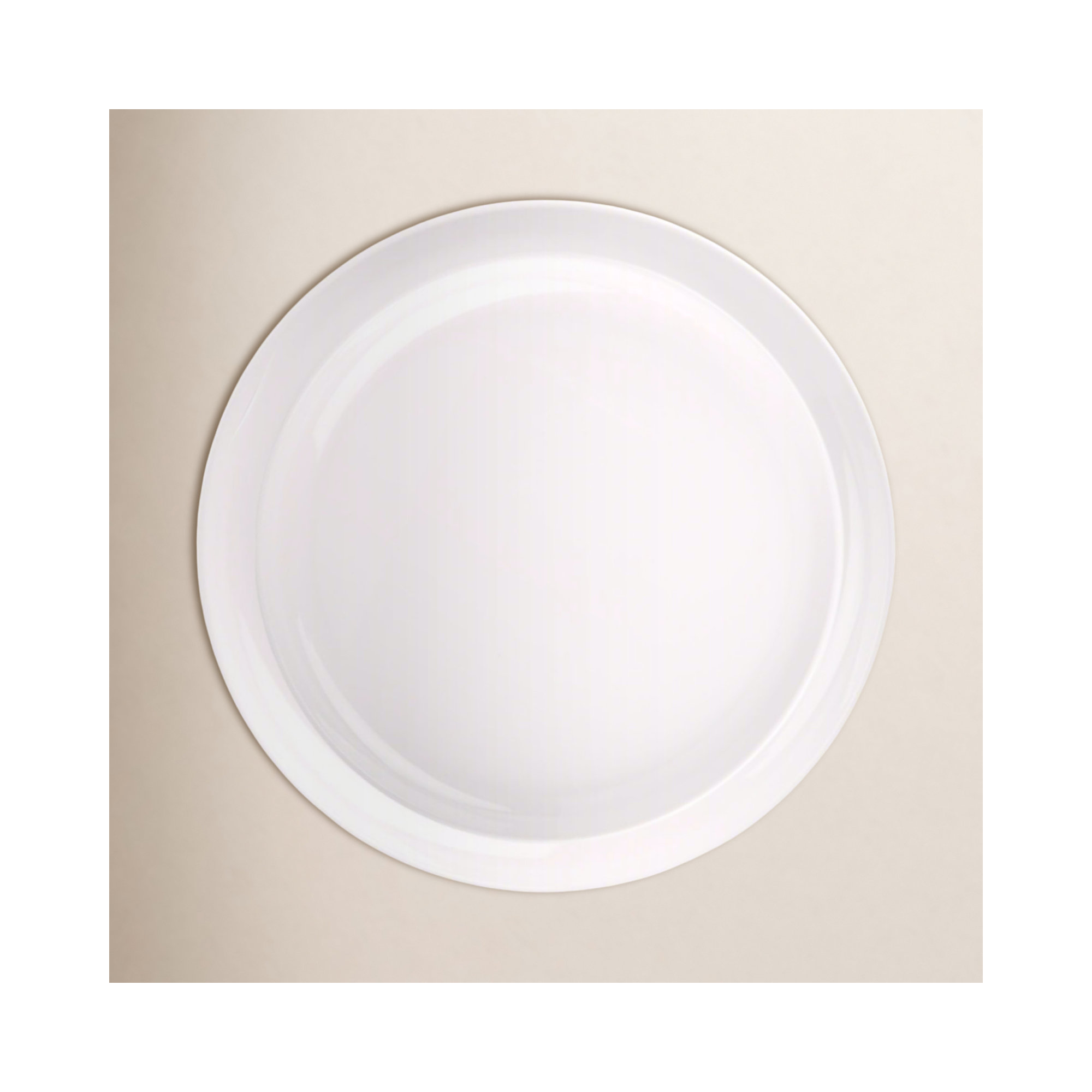 Marbella Melamine Stacking Dinner Plate, White