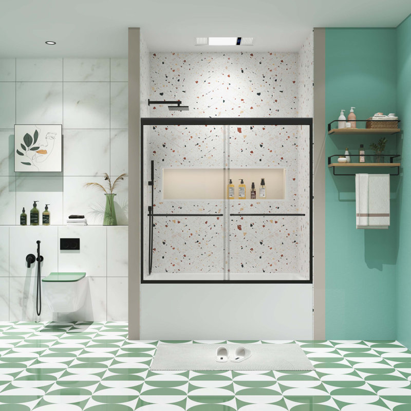 Portes de douche, Noir, noir, noir, noir