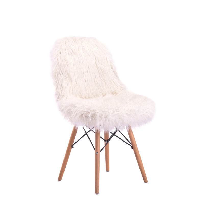 Chaise d'appoint large 19,31 po Osvaldo, Blanc