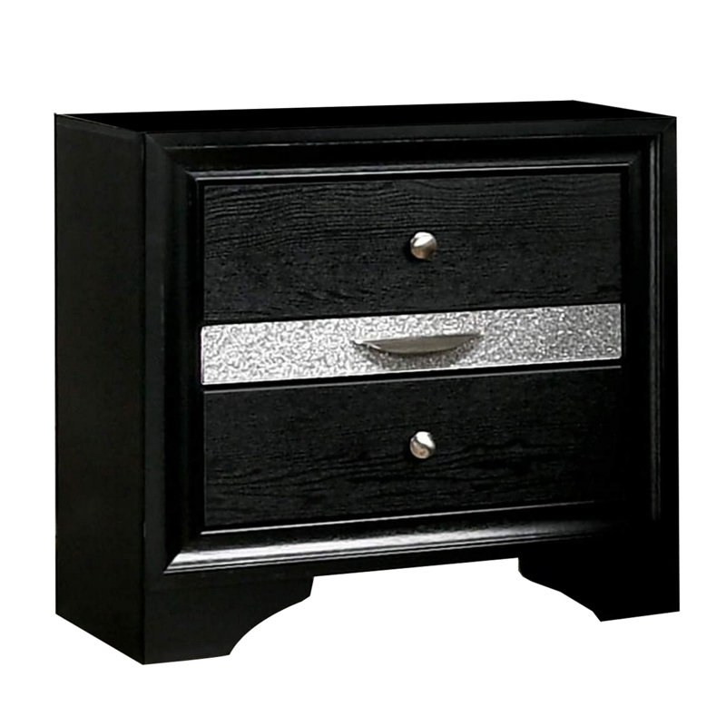 Smyth 26'' W Nightstand, Black