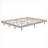 Cool Gray Modern Floating Queen Platform Bed, Particle Board Construction, No Box Spring Required For Bedroom