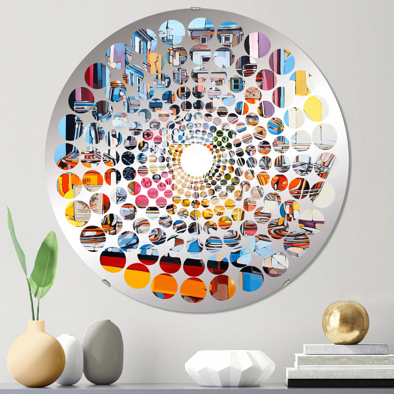 Elghomari Circle Mirror, 23.6" x 23.6"