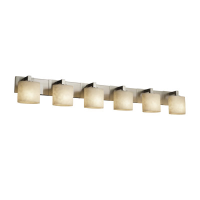 Éclairage pour meuble-lavabo modulaire 6 lumières Ainka