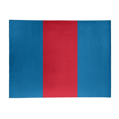 Tapis rouge/bleu