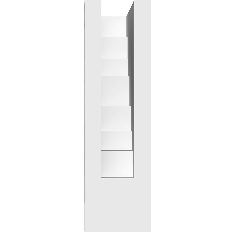 2"W x 7"D x 7"H Standard Landon Architectural Grade PVC Bracket, 7" H x 2" W x 7" D