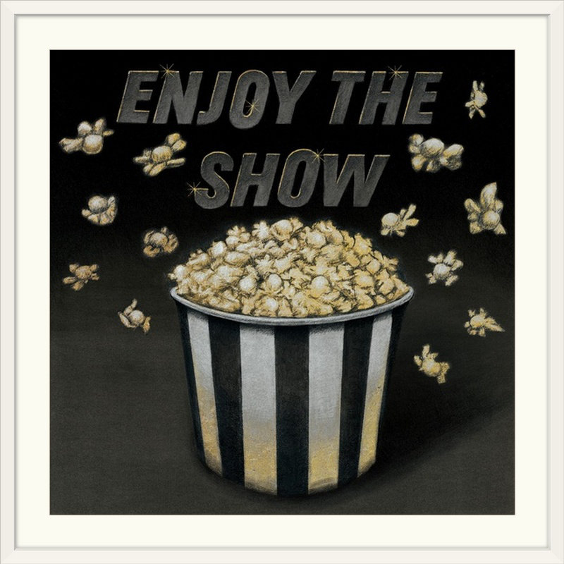 « adore the show », reproduction d’impression, H 35 po x l 35 po x P 1,5 po, Toile