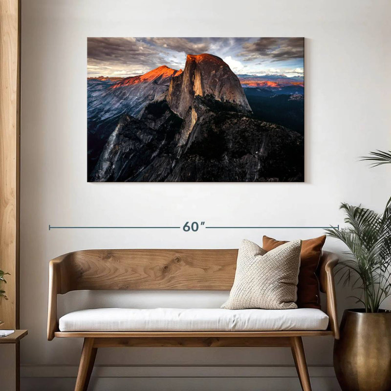 Le demi-dôme d'Alvord Yosemite, H 30 po x l 45 po