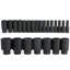 20pcs 1/2-Inch Drive Electric Wrench Socket Set