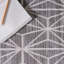 Tapis contemporain de couleur gris ivoire Delinah-1950500349