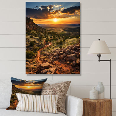 Landscape Sunset New Mexico Canvas Print - New Mexico III