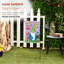 Porte-drapeau de jardin solaire