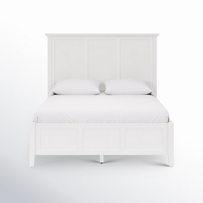 Renee Solid Wood Standard Bed with Panel Headboard 