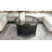 Double-layer Solid Wood Round Coffee Table with Tempered Glass Top