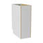 Armoire de salle de bain en bois massif prête à assembler avec tiroir Shaker - comptoir non inclus-124300546