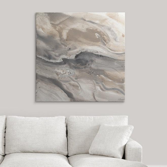Gondola Minerals I 'Albena Hristova, reproduction d'art, H 35 po x l 35 po x P 1,5 po, Toile