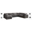 Velours réversible Atis de 140 po de largeur avec repose-pieds-51607940