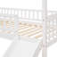 Lit mezzanine, lit maison avec glissade-1259545832