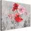 Red Poppies In A Meadow - No Frame Print on Canvas-98482524