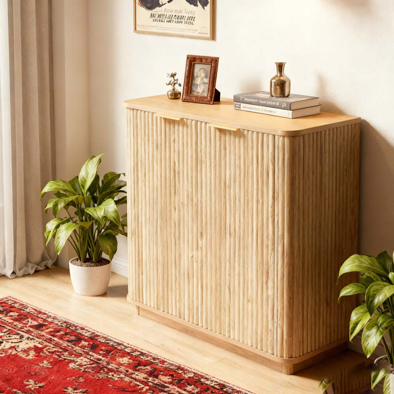 Buffet 31,5 "avec rangement 31,5", Beige
