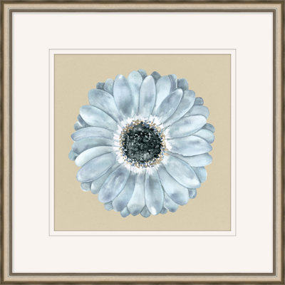 Marguerite 1 - Peinture encadrée sur papier