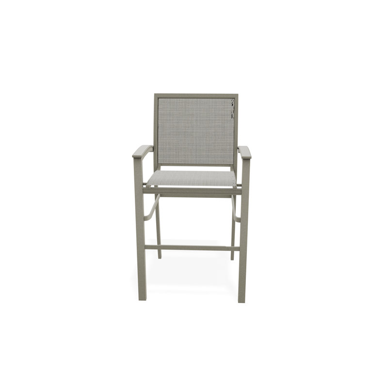 Chaise de café empilable en aluminium Bazza, Tempête, Diacre