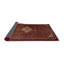 Tapis décoratif rouge à motif oriental Eiler-1249620789