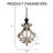 Franklintown French Country Wooden Chandelier