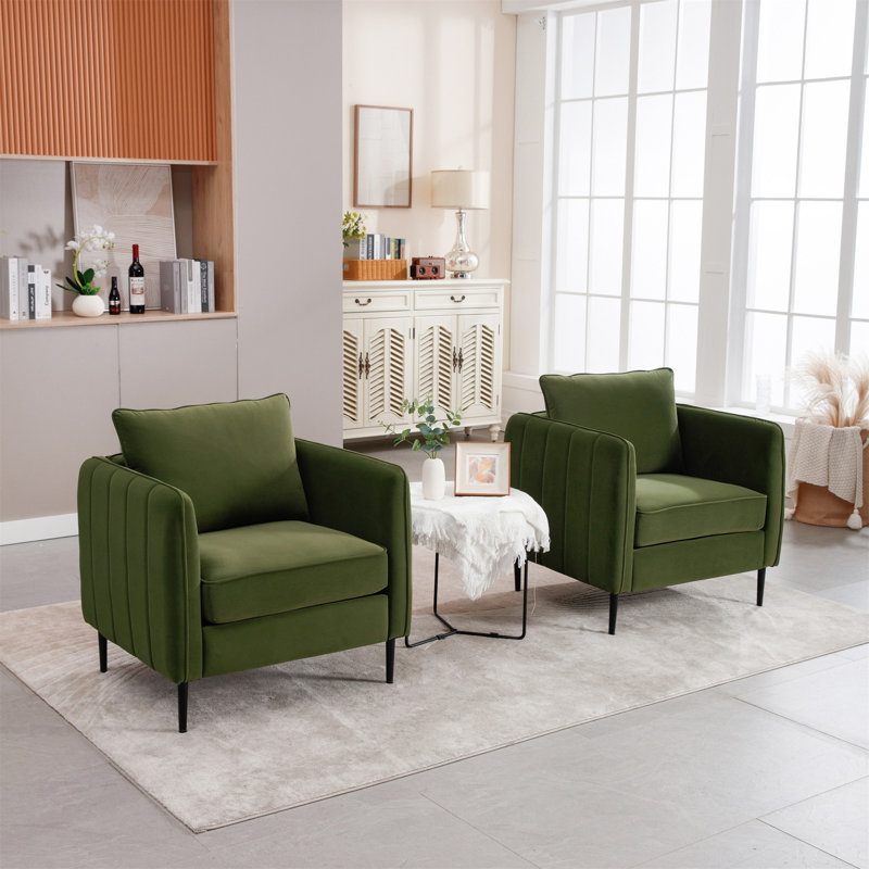Accent Chair For Living Room, Green