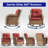 Wicker Rattan Swivel and Gliding Patio Wicker Chairs-96907084-96907085