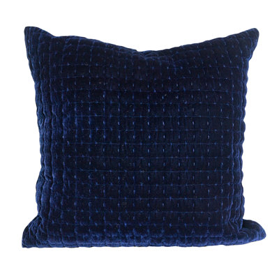 Layla Quilted Velvet Cushion 18X18
