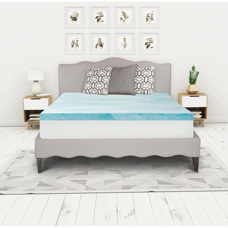 Uli 3'' Memory Foam Mattress Topper, King